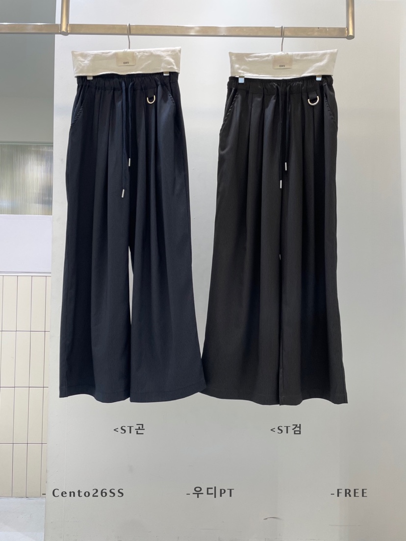 CENTO東大門實拍韓國女裝新款熱賣26夏季人氣休閑推薦休閑褲CENTO休閑褲