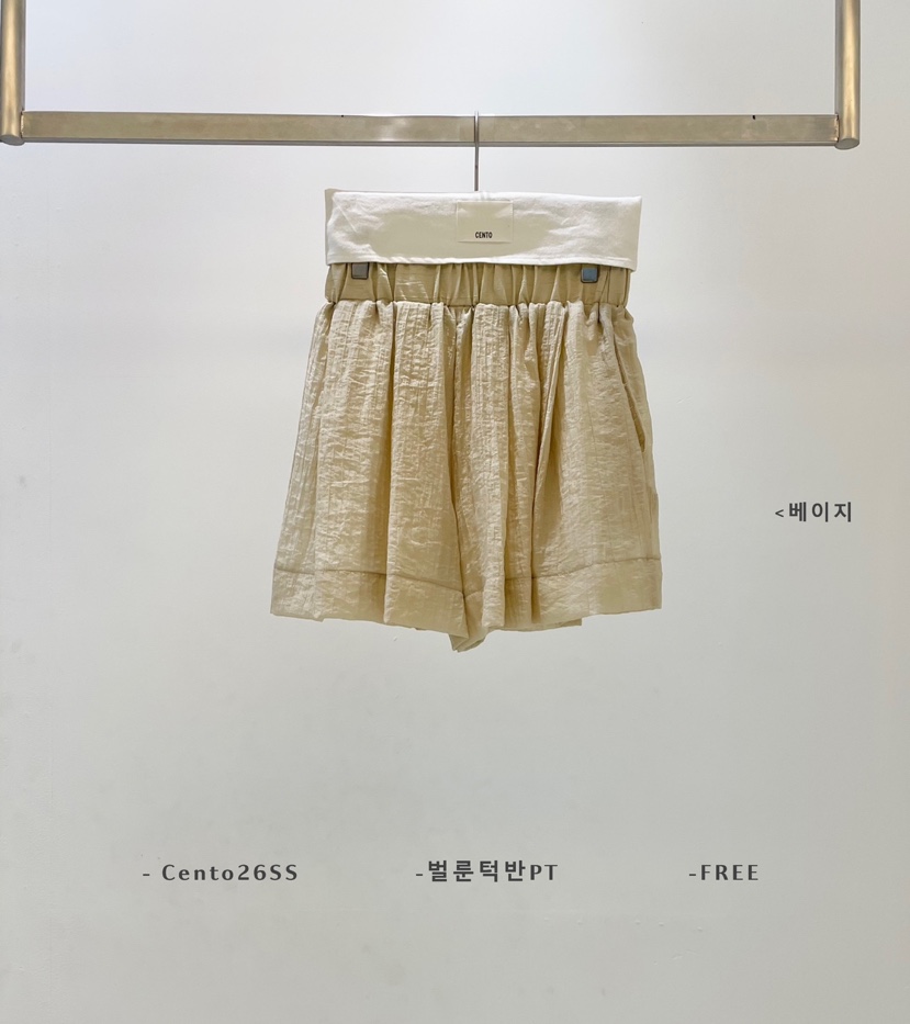 CENTO東大門實拍韓國女士新品時尚休閑人氣推薦26夏季短褲CENTO短褲圖色2