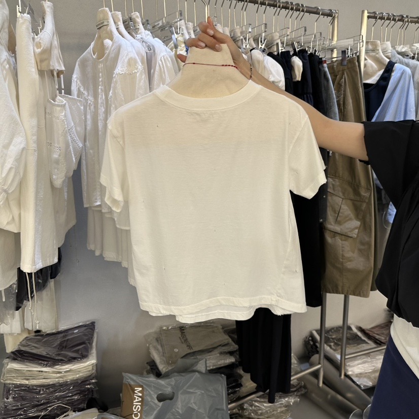 DOUBLE STANDARD/LE SMOKING/MAISONSTAFF韓國直郵女裝新品推薦T恤MAISONSTAFFT恤