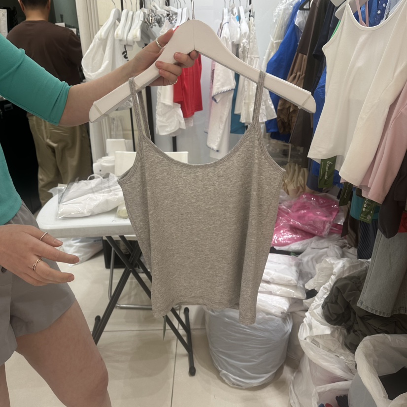 EGG IS韓國代購女裝新品人氣時尚熱賣休閑26夏季吊帶背心無袖EGG IS吊帶/背心