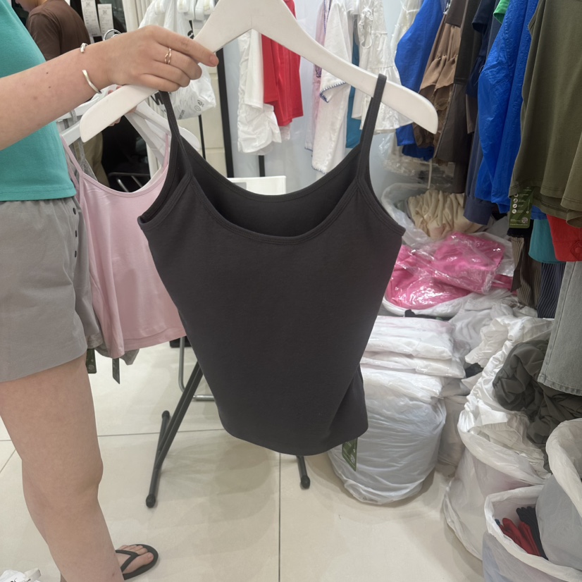 EGG IS韓國代購女裝新品人氣時尚熱賣休閑26夏季吊帶背心無袖EGG IS吊帶/背心圖色3