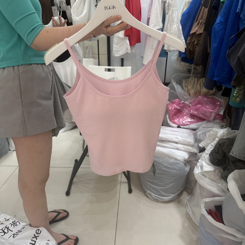 EGG IS韓國代購女裝新品人氣時尚熱賣休閑26夏季吊帶背心無袖EGG IS吊帶/背心圖色4