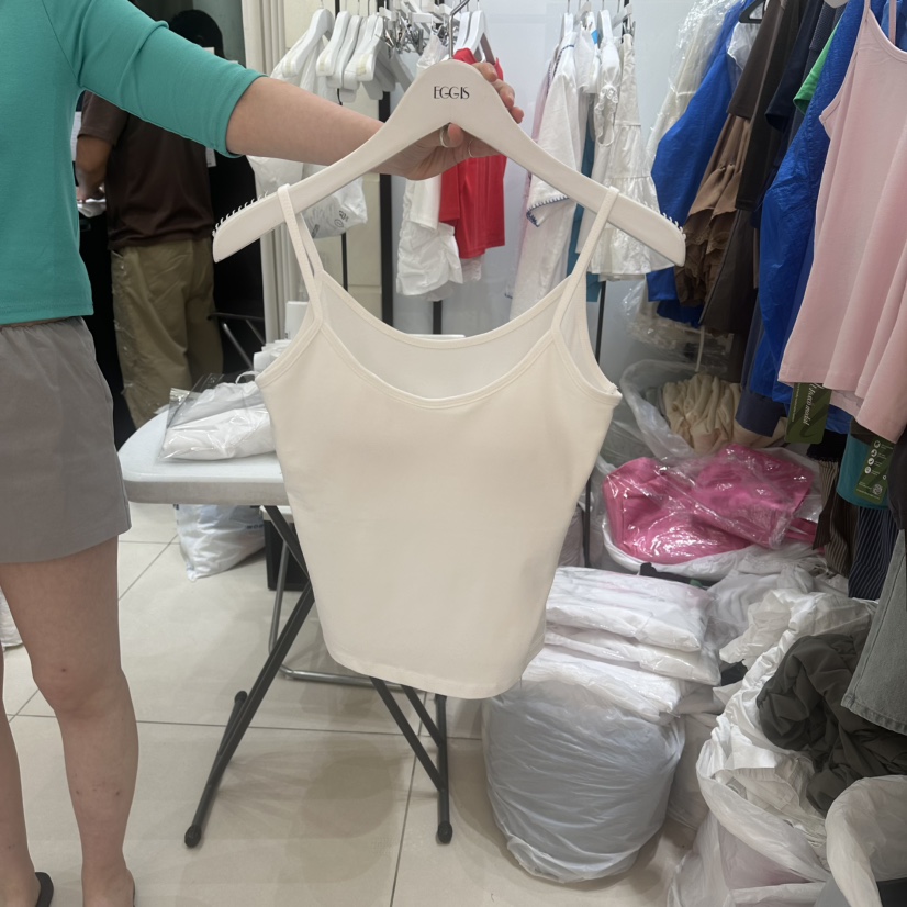 EGG IS韓國代購女裝新品人氣時尚熱賣休閑26夏季吊帶背心無袖EGG IS吊帶/背心圖色5
