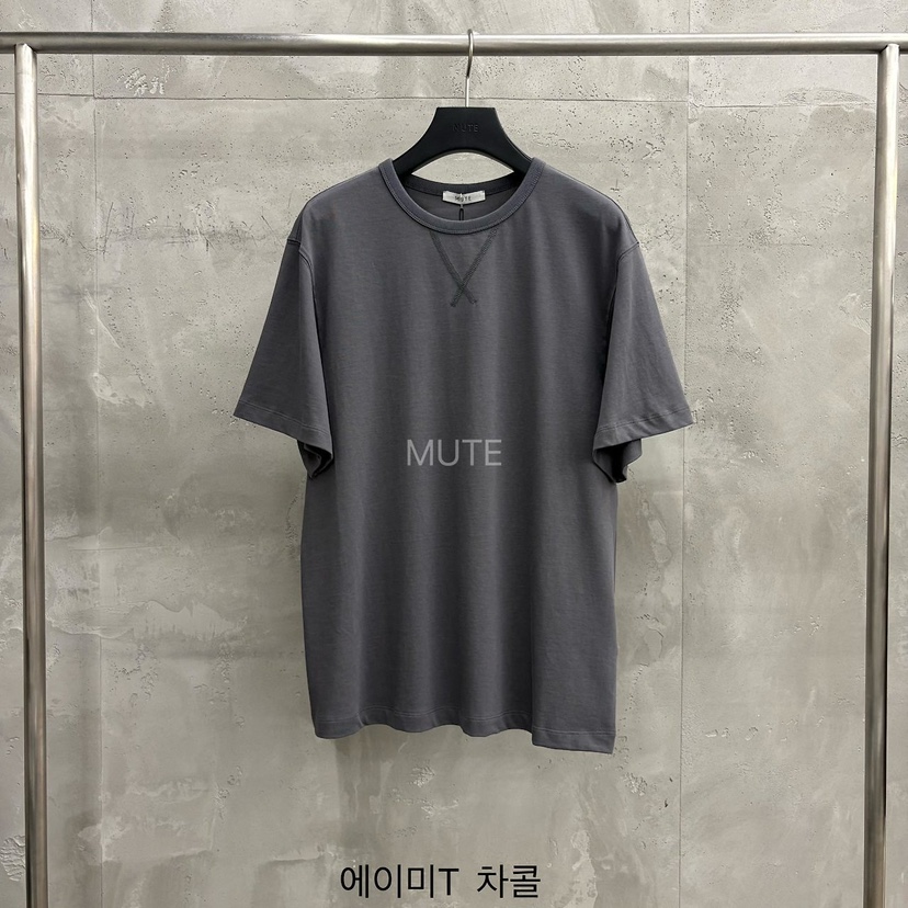 MUTE-P韓國直郵實拍女裝新品人氣熱賣休閑推薦26夏季T恤MUTET恤圖色3墨色