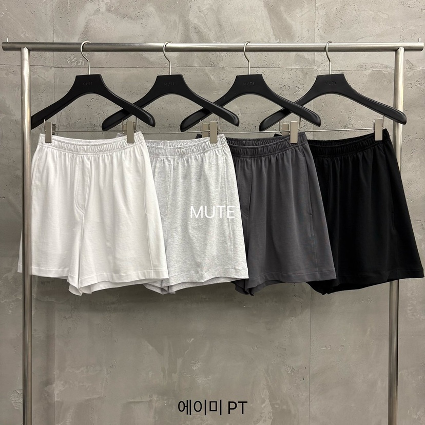MUTE-P韓國代購女裝新品熱賣26夏季休閑推薦人氣時尚短褲MUTE短褲