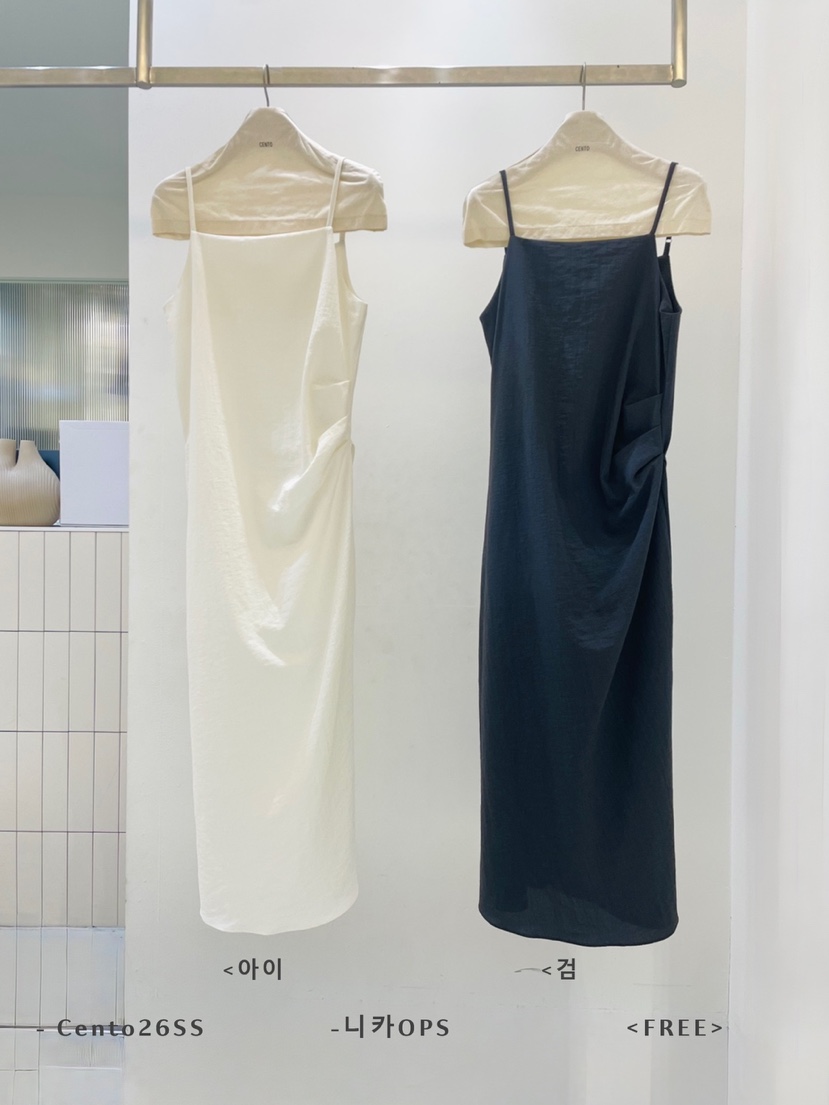 CENTO韓國直郵女裝新品推薦26夏季休閑時尚熱賣連衣裙OPSCENTO連衣裙