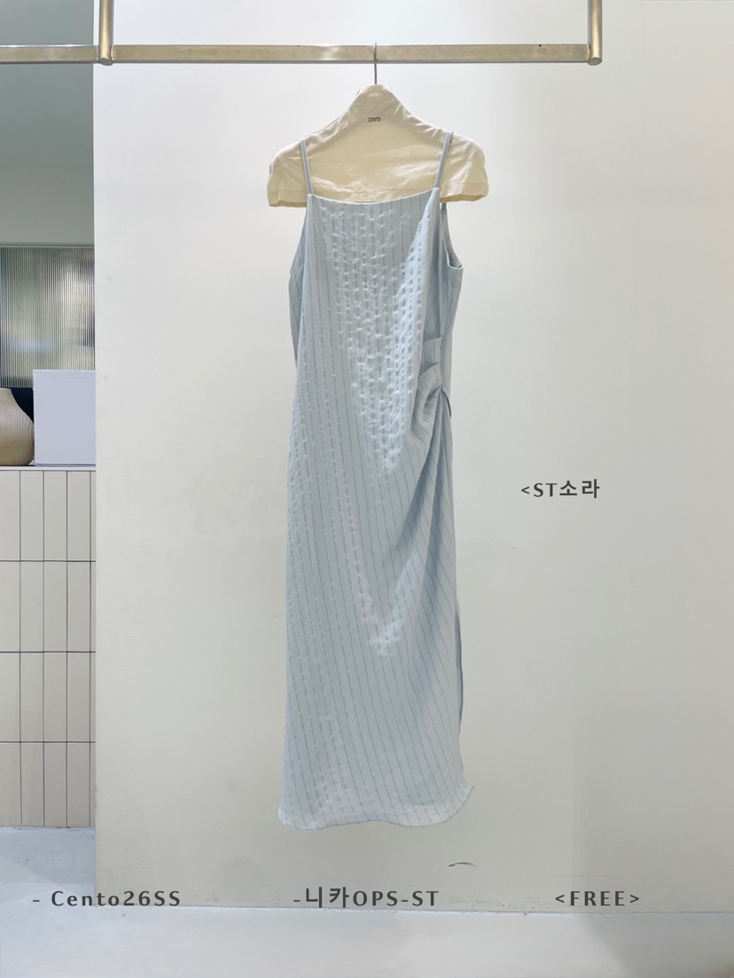 CENTO韓國直郵女裝新品推薦26夏季休閑時尚熱賣連衣裙OPSCENTO連衣裙圖色2
