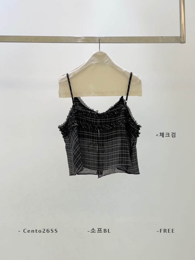 CENTO韓國直郵女士新品時尚休閑熱賣推薦人氣26夏季吊帶背心CENTO吊帶/背心