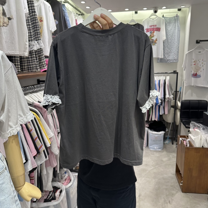EVE韓國代購女裝新款推薦時尚休閑熱賣26夏季人氣T恤EVET恤