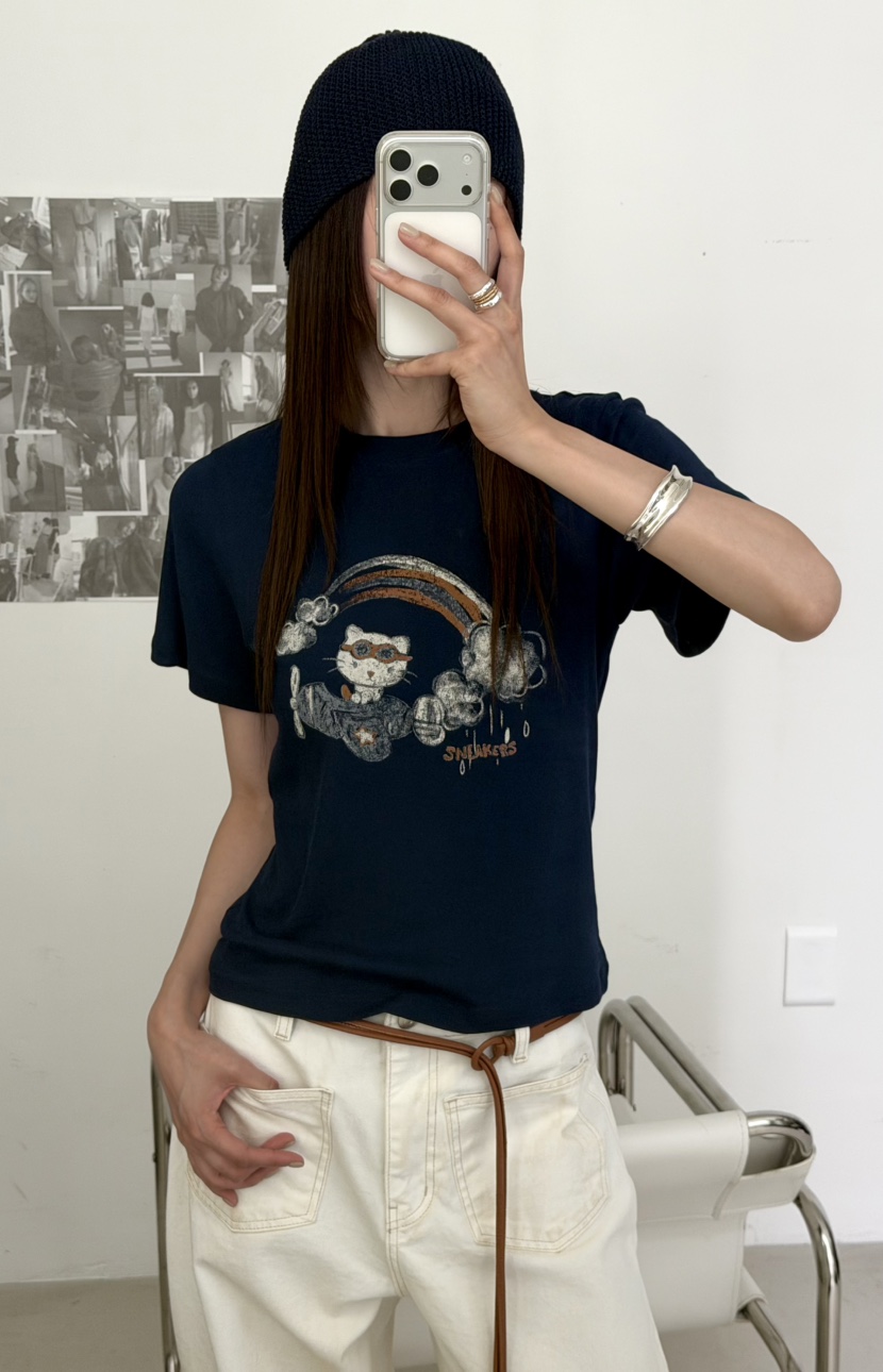 VISUAL SPACE/PAGE92/FLEISCHER韓國東大門代購女士新款時尚T恤VISUAL SPACE/PAGE92/FLEISCHERT恤