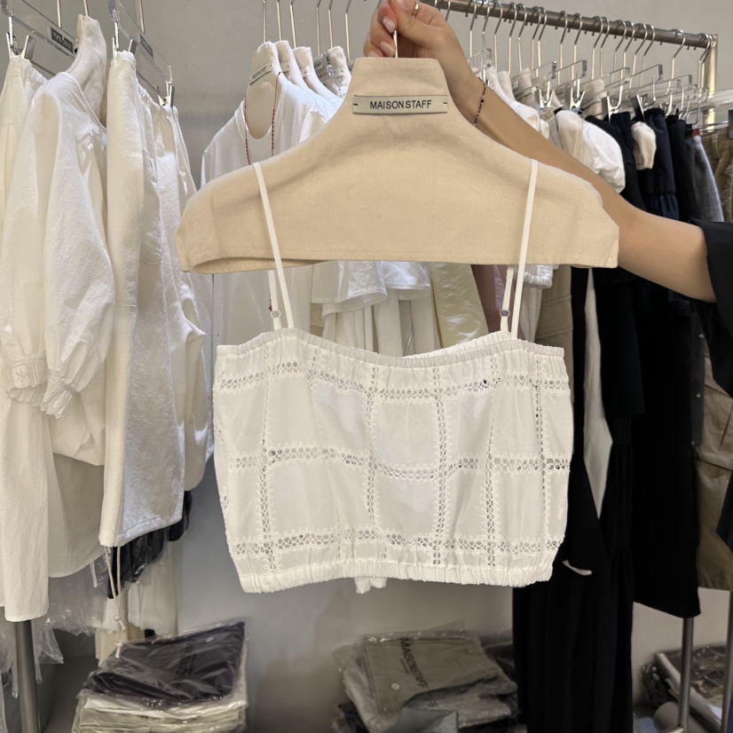 DOUBLE STANDARD/LE SMOKING/MAISONSTAFF韓國直郵女裝新品吊帶背心不含內搭MAISONSTAFF吊帶/背心圖色1