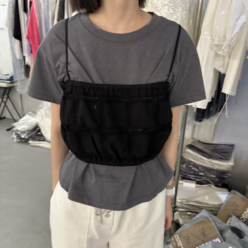 DOUBLE STANDARD/LE SMOKING/MAISONSTAFF韓國直郵女裝新品吊帶背心不含內搭MAISONSTAFF吊帶/背心圖色2