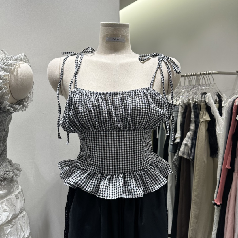 BAIE.38韓國東大門代購女裝新品時尚熱賣休閑推薦吊帶背心BAIE.38吊帶/背心圖色1