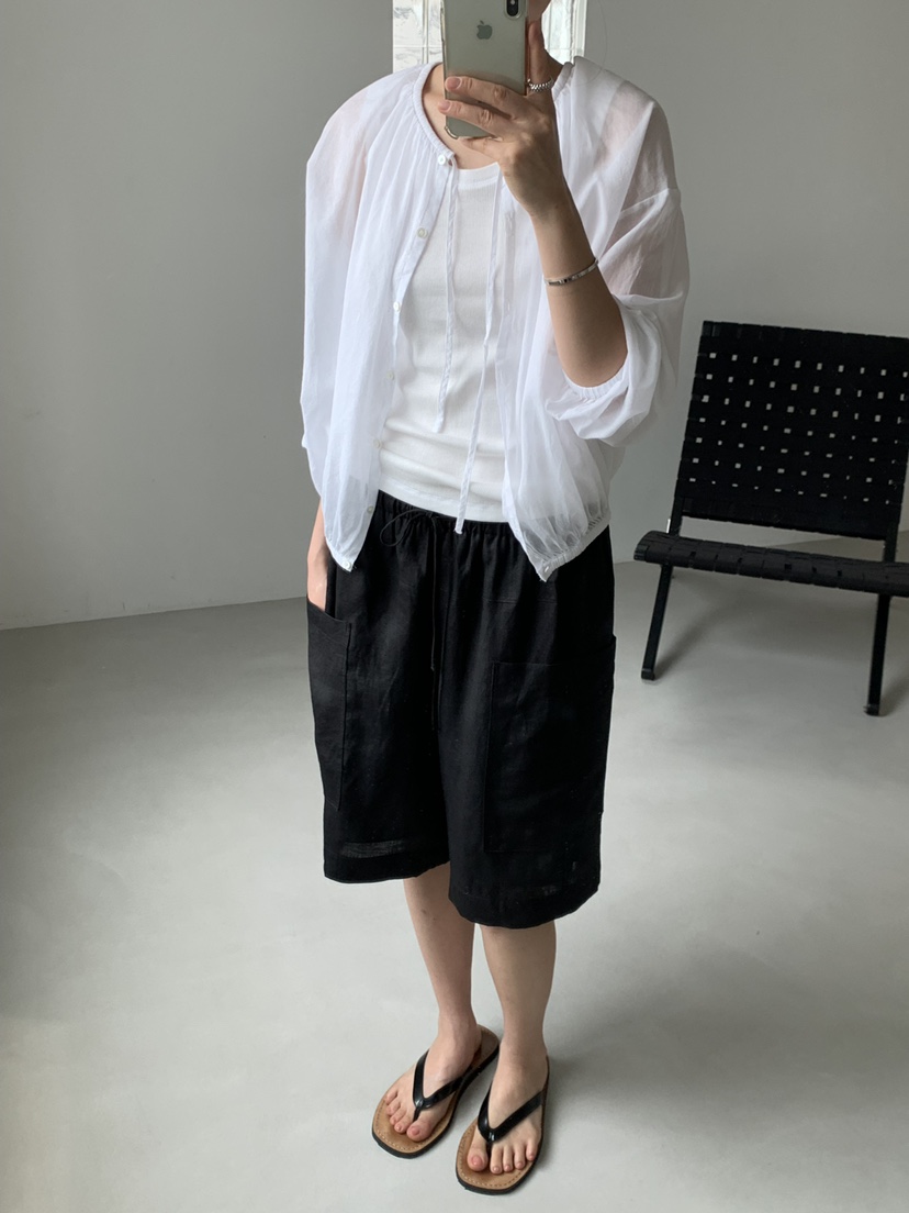 REGULARLY/PLACOR韓國東大門直郵女士新款26夏季襯衫蕾絲衫REGULARLY/PLACOR襯衫/蕾絲衫
