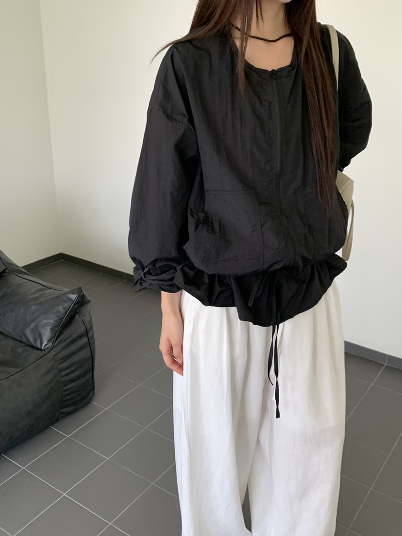RIVER RAIN韓國代購女士新品人氣推薦熱賣26夏季時尚夾克RIVER RAIN夾克