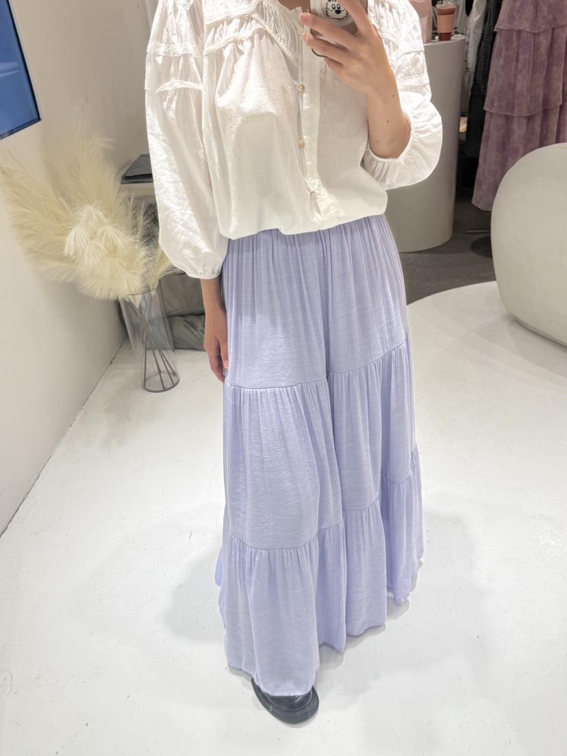 FABRIC韓國東大門代購女士新款推薦人氣時尚熱賣休閑長裙FABRIC長裙