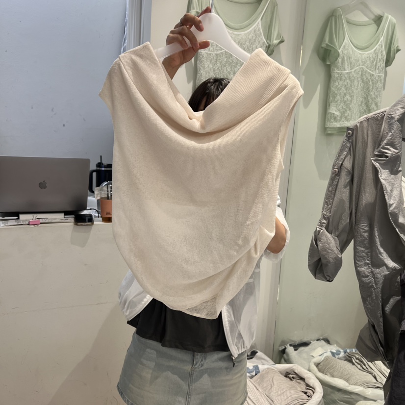 AUBE韓國直郵實拍女裝新品熱賣休閑推薦時尚人氣26夏季T恤AUBET恤圖色3