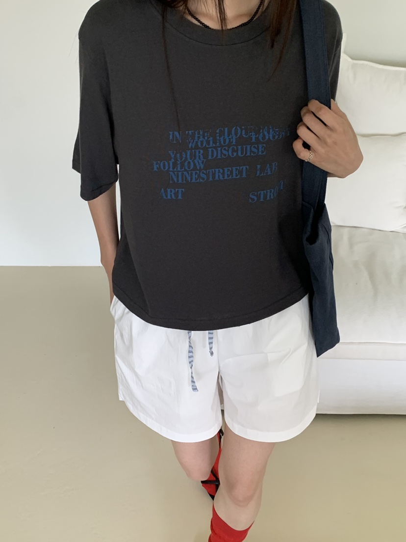 RIVER RAIN韓國東大門直郵女裝新款時尚26夏季熱賣推薦T恤RIVER RAINT恤