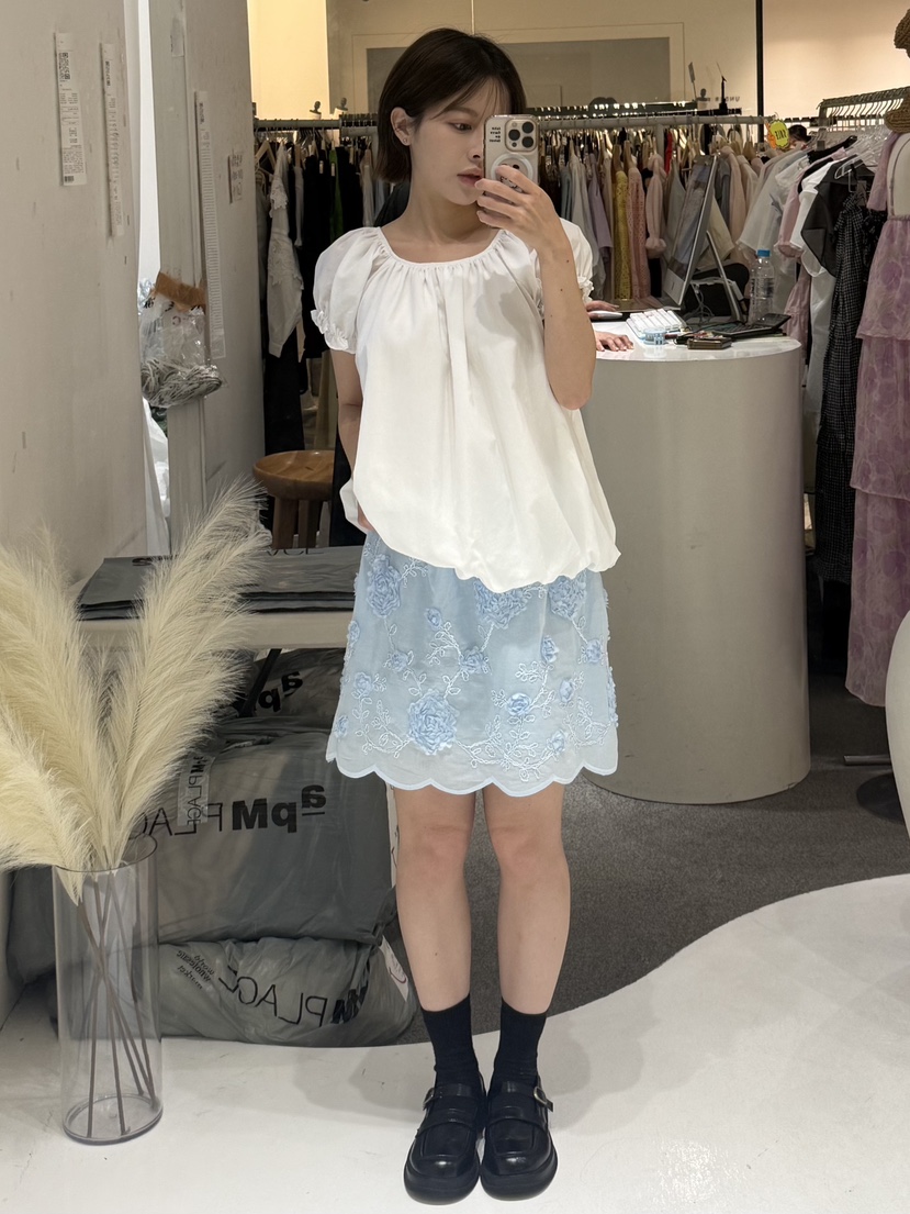 FABRIC東大門實拍韓國女士新品人氣推薦熱賣半身裙中短裙FABRIC半身裙/中短裙