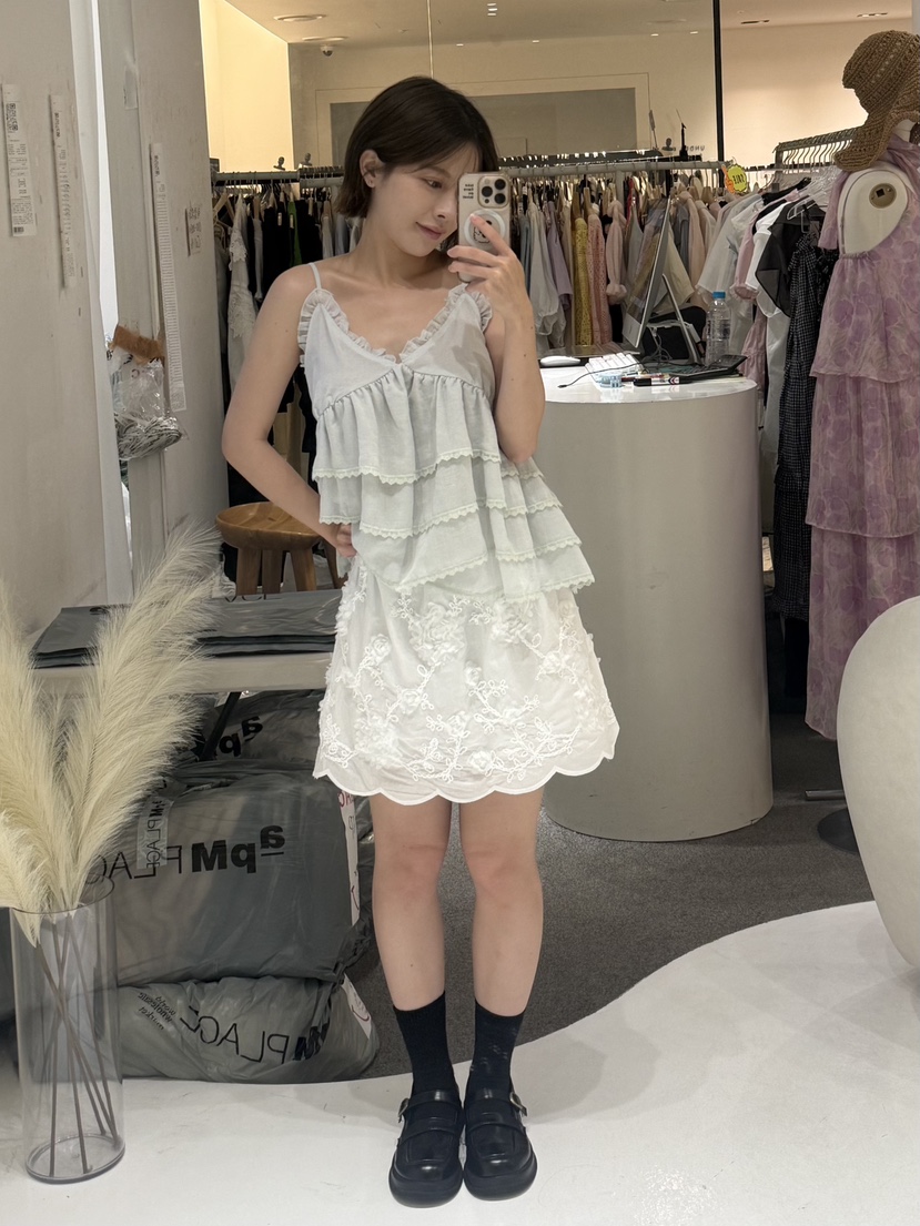 FABRIC東大門實拍韓國女士新品人氣推薦熱賣半身裙中短裙FABRIC半身裙/中短裙