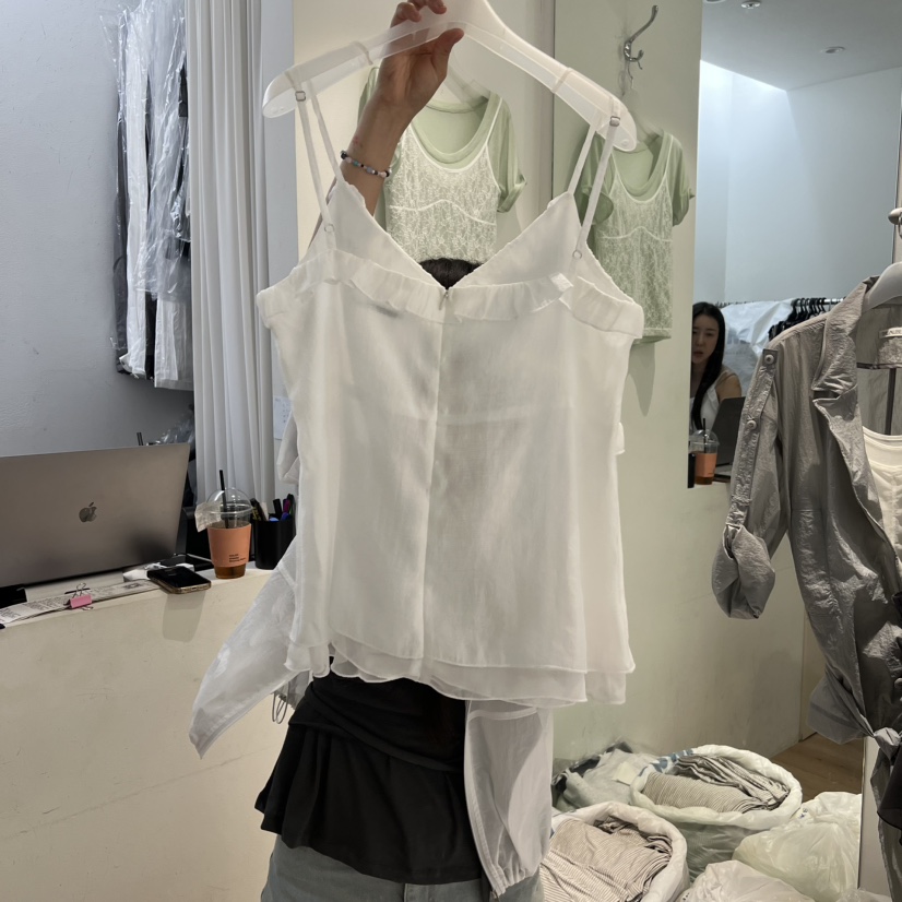 AUBE韓國直郵女裝新款26夏季推薦熱賣人氣時尚休閑吊帶背心AUBE吊帶/背心