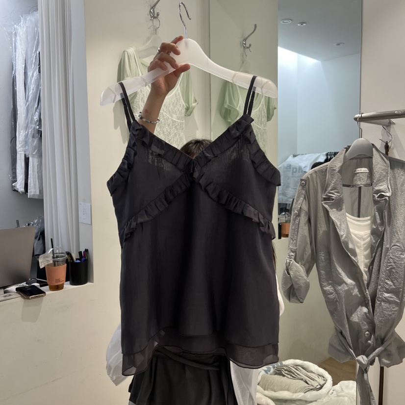 AUBE韓國直郵女裝新款26夏季推薦熱賣人氣時尚休閑吊帶背心AUBE吊帶/背心圖色2