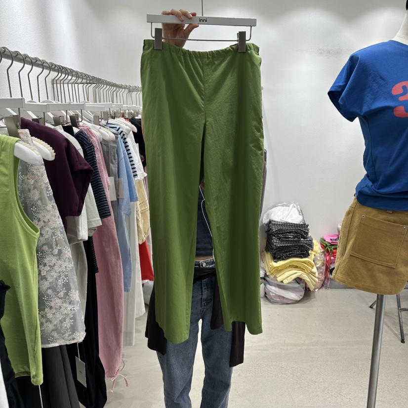 INNI韓國代購女士新品時尚熱賣人氣休閑26夏季推薦休閑褲inni休閑褲圖色2