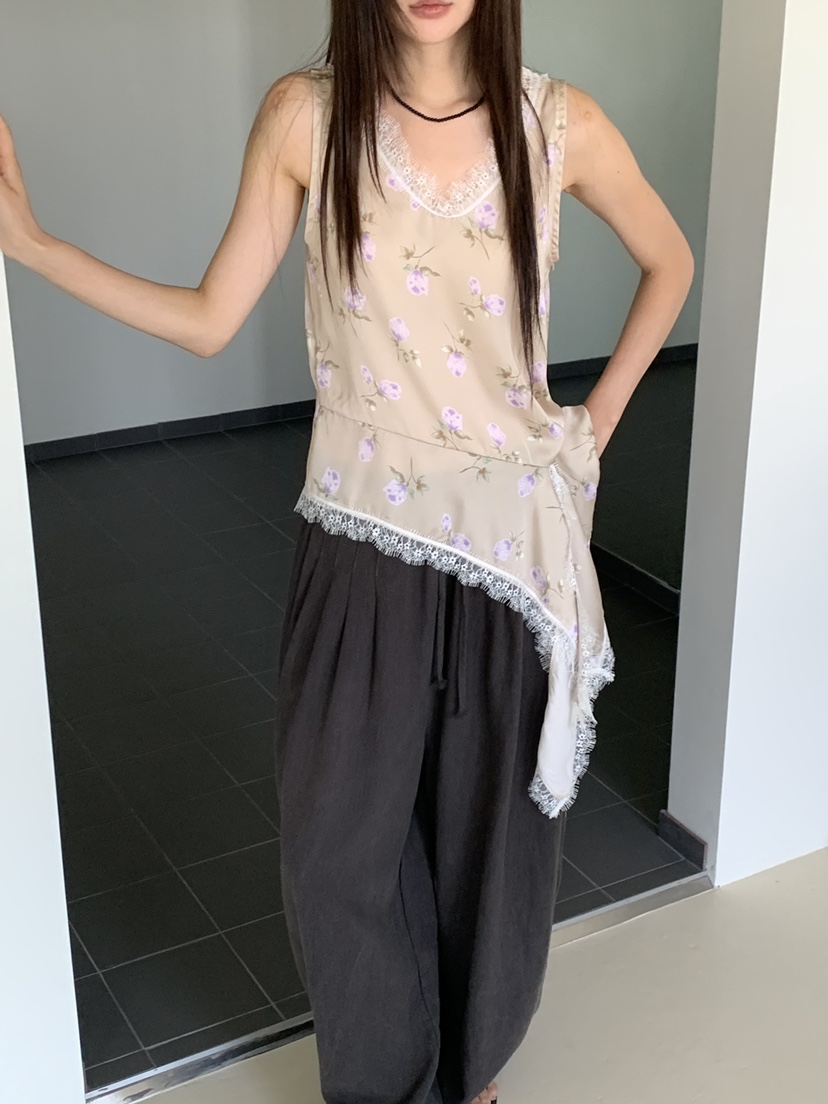 RIVER RAIN東大門實拍韓國女裝新款熱賣26夏季人氣吊帶背心RIVER RAIN吊帶/背心