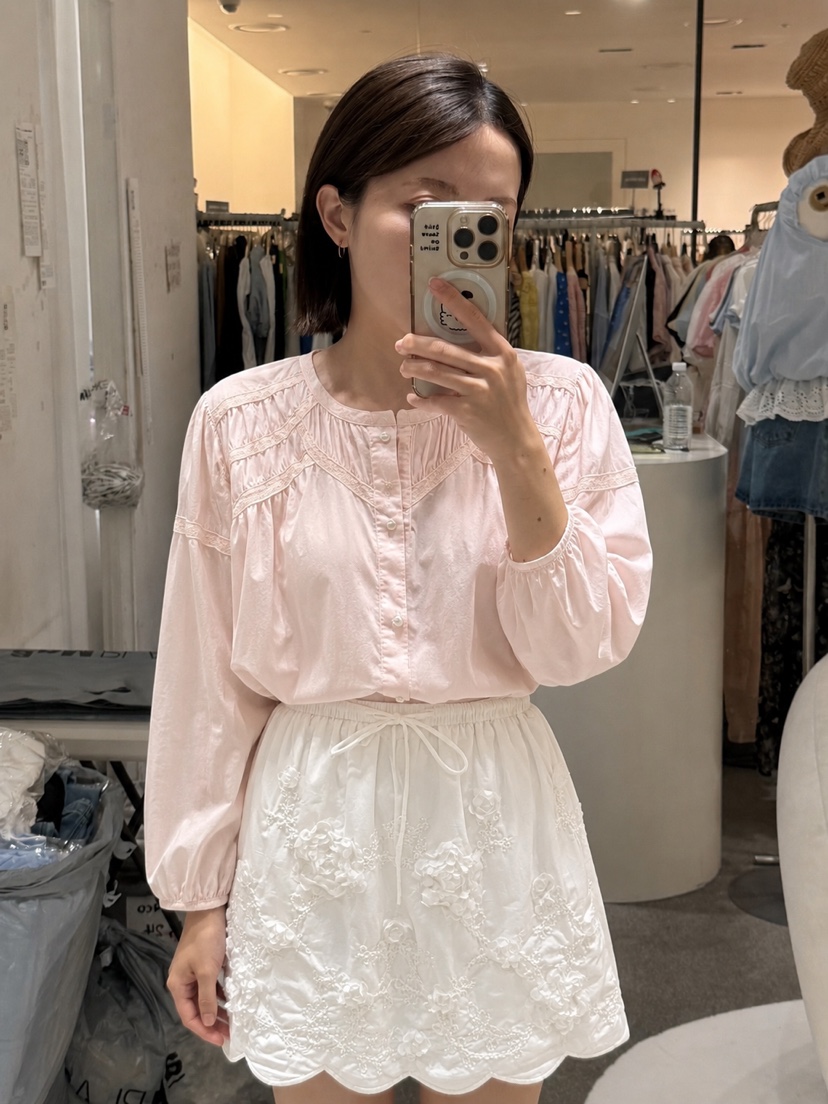 FABRIC東大門實拍韓國女裝新品推薦人氣26夏季襯衫蕾絲衫FABRIC襯衫/蕾絲衫