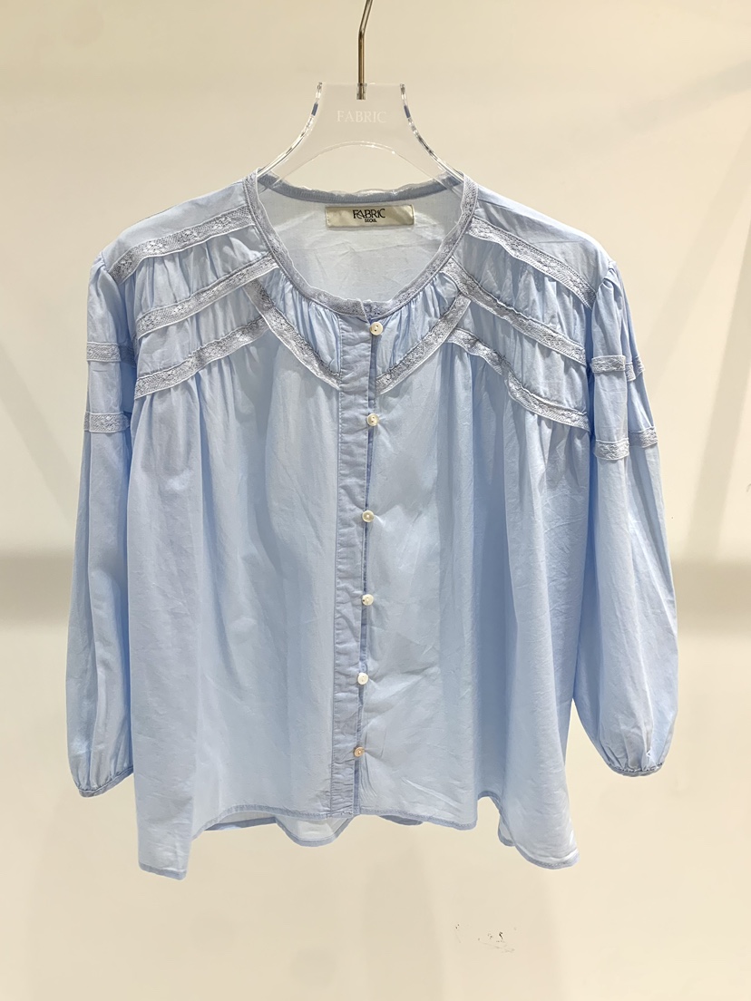 FABRIC東大門實拍韓國女裝新品推薦人氣26夏季襯衫蕾絲衫FABRIC襯衫/蕾絲衫圖色2