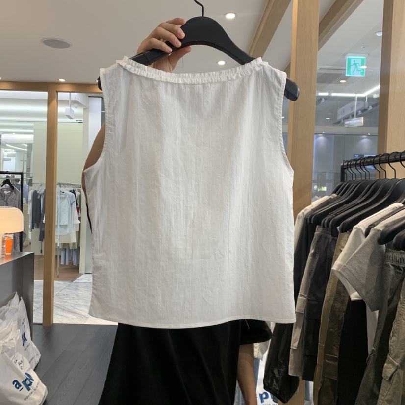 OBJECT韓國東大門代購女裝新品26夏季時尚推薦吊帶背心紐扣OBJECT吊帶/背心