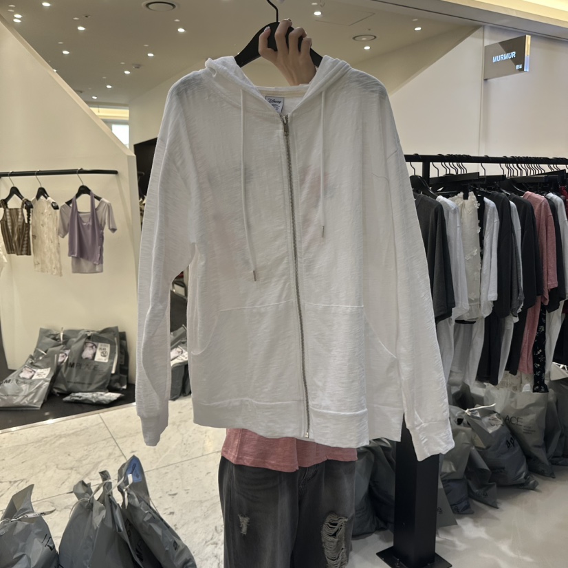 CREDITO韓國直郵實拍女裝新品26夏季推薦時尚休閑衛衣連帽衫CREDITO衛衣