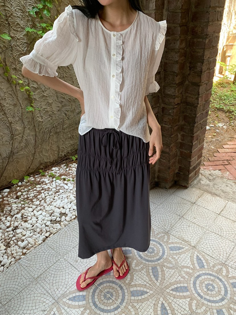 LOVE MY SANTA韓國東大門代購女士新品26夏季襯衫蕾絲衫Santa/LOVE MY SANTA襯衫/蕾絲衫