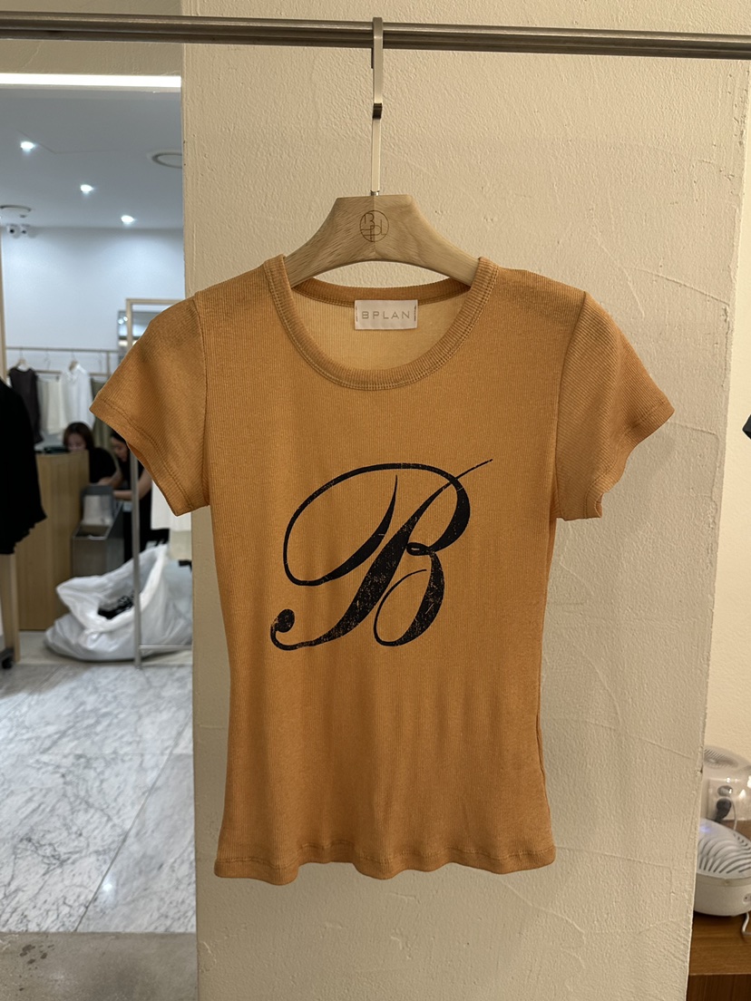 BPLAN韓國直郵女裝新品熱賣推薦人氣休閑26夏季時尚T恤BPLANT恤圖色1