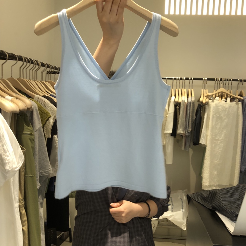 PLATE韓國直郵女士新款時尚休閑熱賣26夏季推薦人氣吊帶背心ANOTHER PLATE MOOD WEAR吊帶/背心