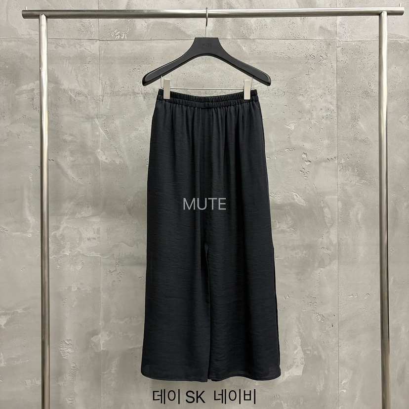 MUTE-P韓國東大門直郵女裝新品熱賣推薦休閑人氣26夏季長裙MUTE長裙圖色3深藍色