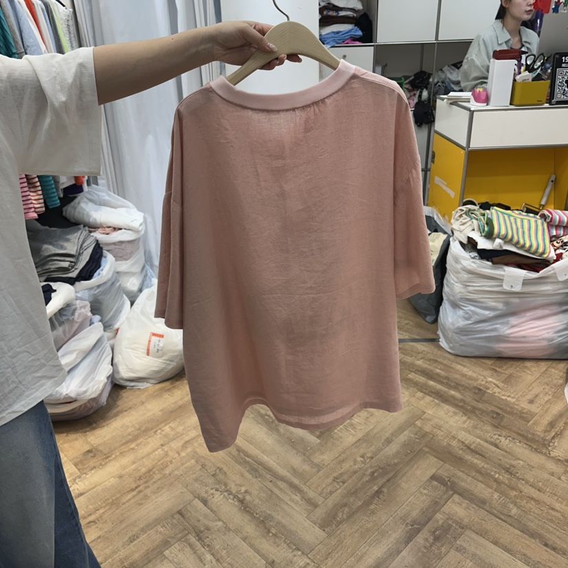 DE LINE東大門實拍韓國女士新品人氣時尚26夏季休閑熱賣T恤DE LINET恤