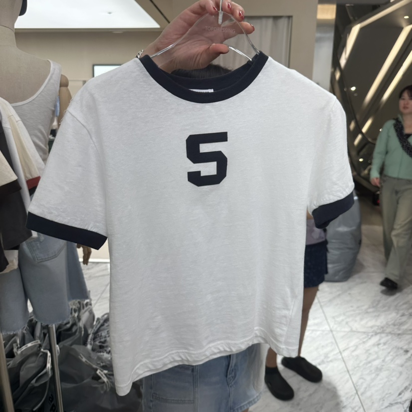 TOPDRESSING韓國代購女士新品休閑26夏季推薦熱賣T恤撞色TOPDRESSINGT恤圖色3