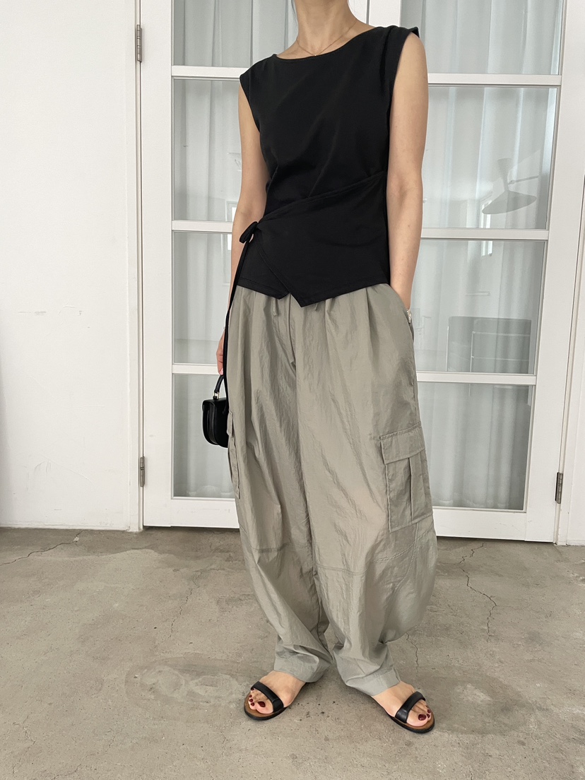 EDITION-P韓國東大門代購女裝新品推薦人氣26夏季休閑褲口袋EDITION/CHAHEE休閑褲