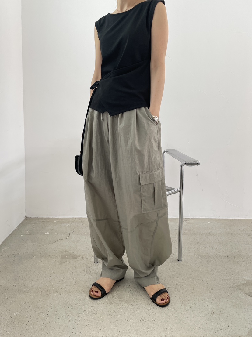EDITION-P韓國東大門代購女裝新品推薦人氣26夏季休閑褲口袋EDITION/CHAHEE休閑褲