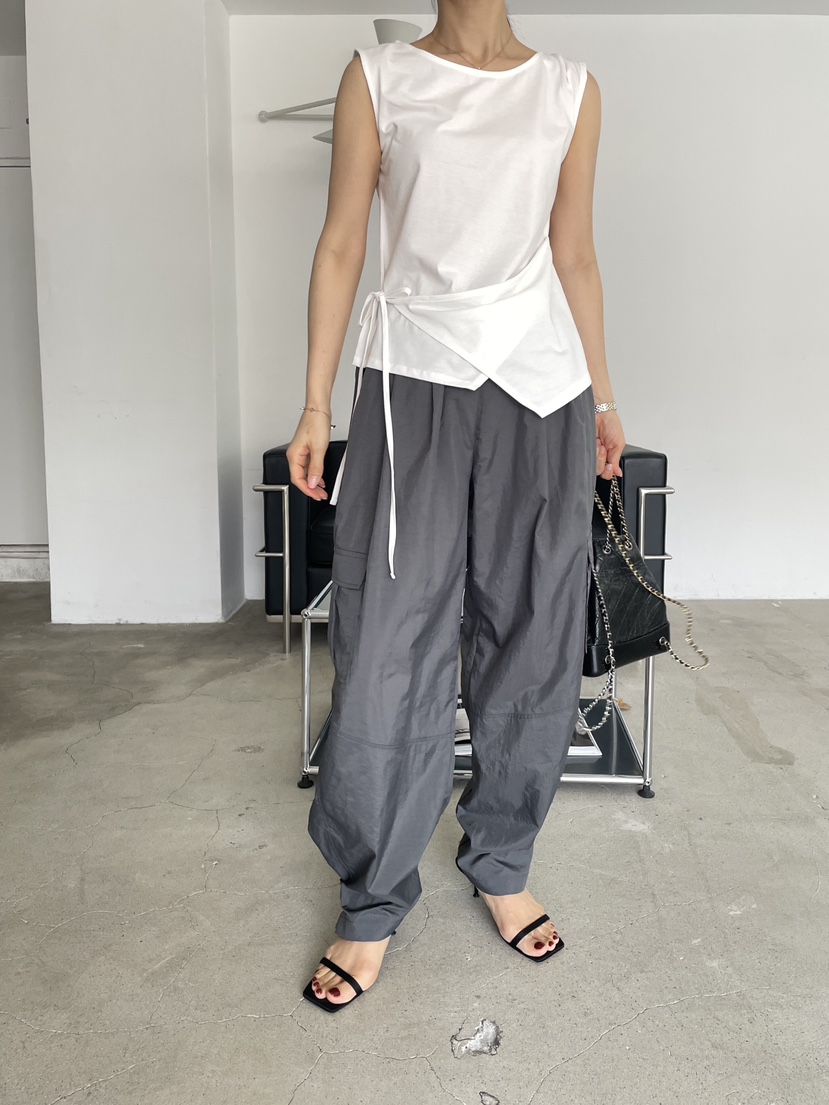 EDITION-P韓國東大門代購女裝新品推薦人氣26夏季休閑褲口袋EDITION/CHAHEE休閑褲