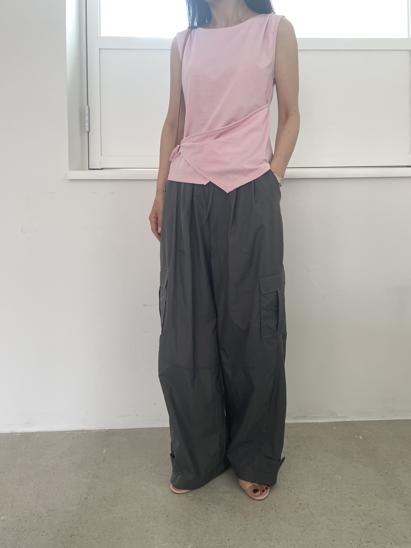 EDITION-P韓國東大門代購女裝新品推薦人氣26夏季休閑褲口袋EDITION/CHAHEE休閑褲