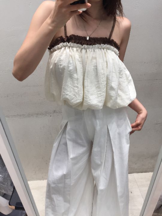 mars韓國直郵女裝新款推薦休閑熱賣時尚人氣吊帶背心無袖mars吊帶/背心
