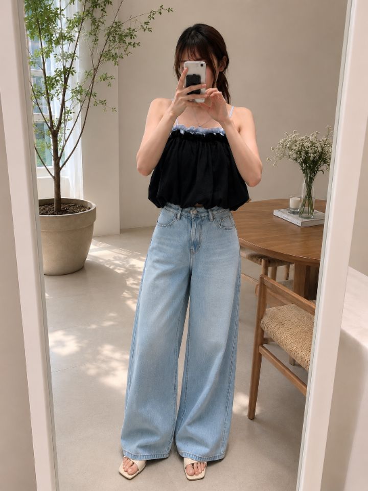 mars韓國直郵女裝新款推薦休閑熱賣時尚人氣吊帶背心無袖mars吊帶/背心