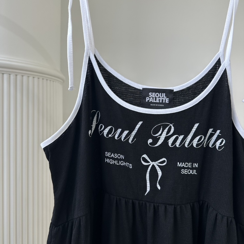 PALETTE-Q韓國代購女士新品推薦時尚休閑熱賣連衣裙荷葉邊PALETTE-Q連衣裙