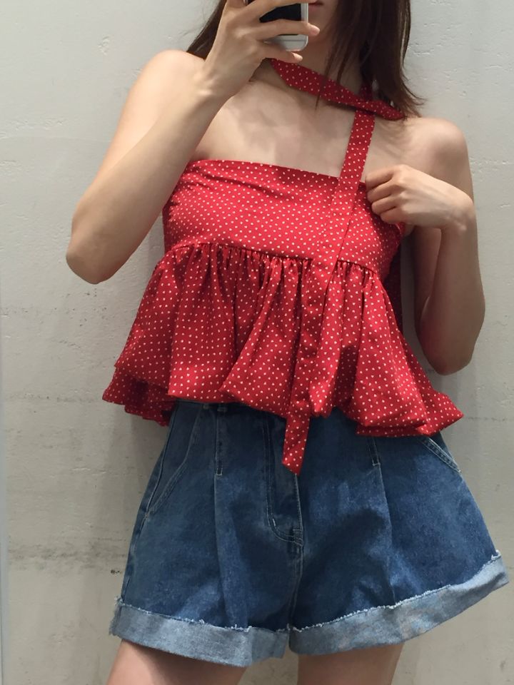 mars韓國東大門代購女士新款人氣26夏季熱賣休閑吊帶背心mars吊帶/背心