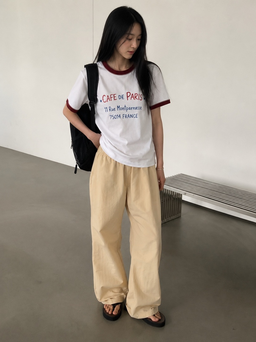 THE ABLE韓國東大門直郵女裝新品熱賣休閑推薦時尚人氣T恤THE ABLE/TAT恤