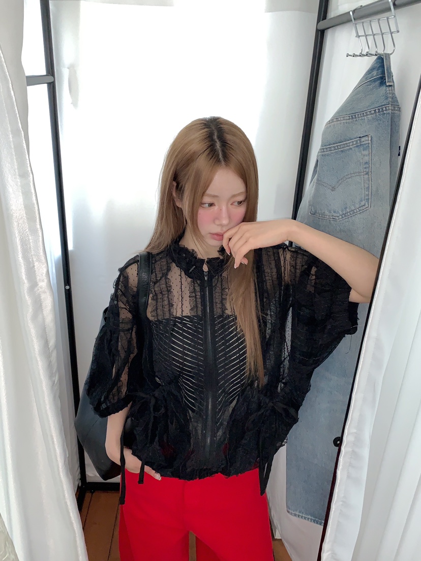 MAISONDEGLORY韓國代購女士新款26夏季時尚推薦休閑夾克蕾絲MAISON DE GLORY夾克圖色2