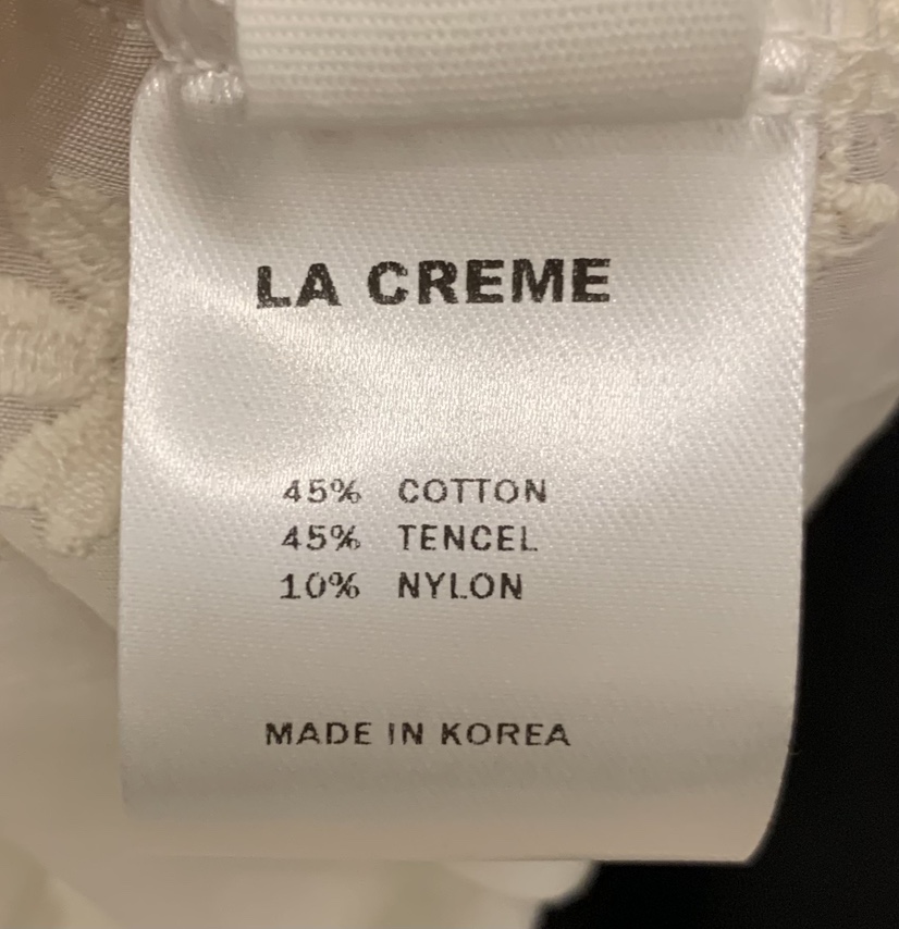 LA CREME韓國直郵女士新款推薦熱賣人氣時尚休閑襯衫蕾絲衫LA CREME襯衫/蕾絲衫