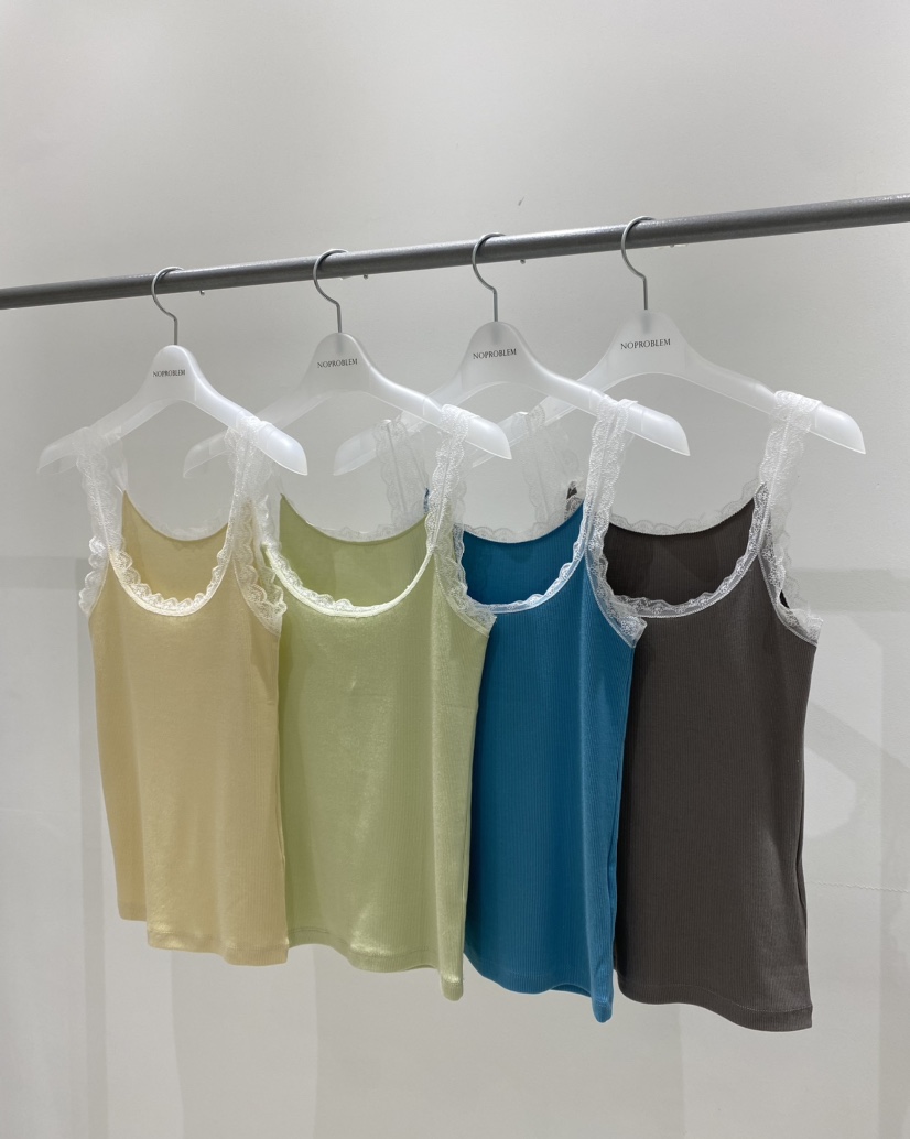 NOPROBLEM韓國東大門代購女裝新品熱賣休閑人氣推薦吊帶背心NOPROBLEM吊帶/背心